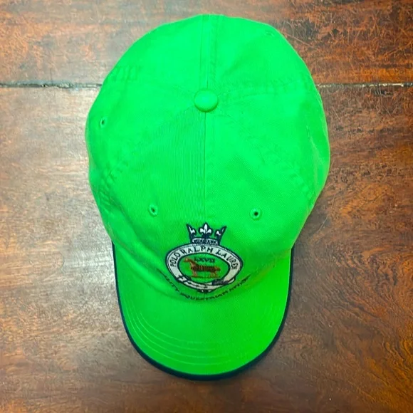 POLO Ralph Lauren Green with Leather Strap Adjustable Cap